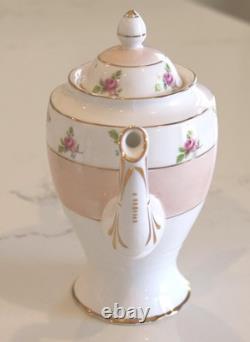 Service à café/démitasse vintage Royal Standard à petites roses, 15 pièces, pour six personnes