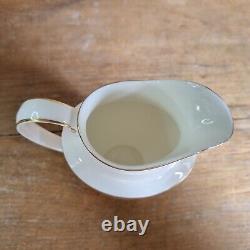 Service à café en 3 pièces Vintage Royal Doulton Bone China Belmont Gold H4991