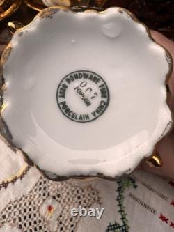 Service à café en or plaqué Fragonard Bondware vintage des années 1960