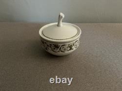 Service à café en porcelaine Bone China Wedgewood Perugia vintage pour 12 personnes