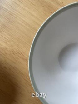 Service à café en porcelaine Hutschenreuther vintage milieu de siècle moderne crème/vert sauge