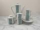 Service &agrave; Caf&eacute; En Porcelaine Kpm Krister Allemagne Vintage 10 Pi&egrave;ces Milieu De Si&egrave;cle Th&eacute;i&egrave;re Tasses Soucoupes
