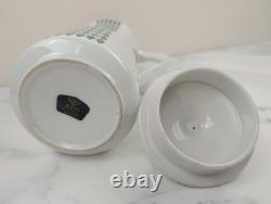 Service à café en porcelaine KPM Krister Allemagne vintage 10 pièces milieu de siècle théière tasses soucoupes
