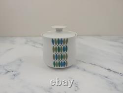 Service à café en porcelaine KPM Krister Allemagne vintage 10 pièces milieu de siècle théière tasses soucoupes