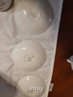 Service à café en porcelaine Myotts vintage (1920), 15 pièces, Staffordshire, Angleterre