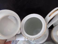 Service à café en porcelaine Noritake vintage 'Moderne'