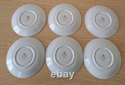 Service à café en porcelaine bone china Royal Albert Val Dor avec dorure, 15 pièces, vintage, utilisé