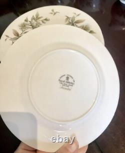 Service à café en porcelaine fine Royal Adderley Arcadia avec assiettes d'accompagnement, 31 pièces