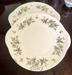 Service à café en porcelaine fine Royal Adderley Arcadia avec assiettes d'accompagnement, 31 pièces