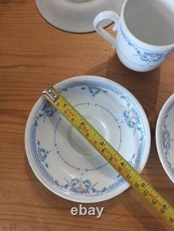 Service à café en porcelaine fine Royal Worcester vintage