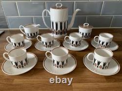 Service à café en porcelaine fine Susie Cooper Corinthian C. 2056 vintage