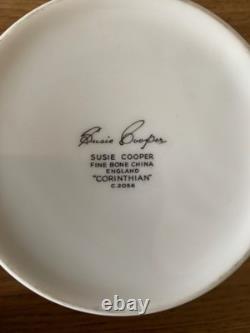 Service à café en porcelaine fine Susie Cooper Corinthian C. 2056 vintage