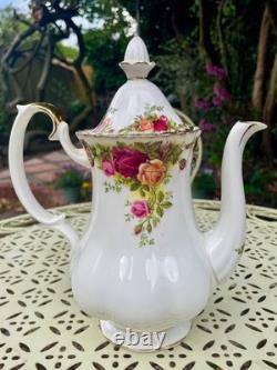 Service à café en porcelaine fine Vintage Royal Albert Old Country Roses (20 pièces)