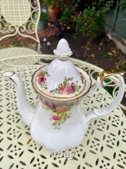 Service à café en porcelaine fine Vintage Royal Albert Old Country Roses (20 pièces)