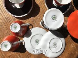 Service à café en porcelaine vintage Freiberger de la meilleure qualité de Chine GDR DDR