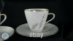 Service à café espresso en porcelaine Hutschenreuther de qualité moderne du milieu du siècle