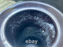 Service à café et à thé 14 pièces en poterie Cinque Ports Monastery Rye vintage, floral marron, années 70