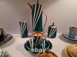 Service à café et à thé C'mielo'w Krokus fabriqué en Pologne années 1960 vintage