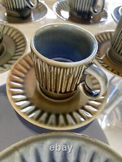 Service à café et à thé WADE IRISH en porcelaine vintage, 25 pièces jamais utilisées