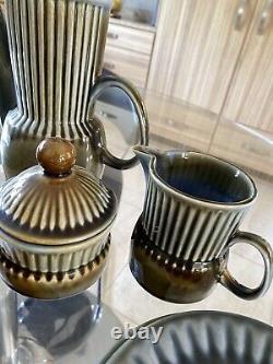 Service à café et à thé WADE IRISH en porcelaine vintage, 25 pièces jamais utilisées