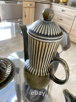 Service à café et à thé WADE IRISH en porcelaine vintage, 25 pièces jamais utilisées