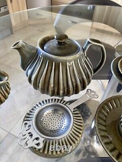 Service à café et à thé WADE IRISH en porcelaine vintage, 25 pièces jamais utilisées