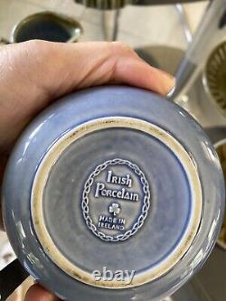 Service à café et à thé WADE IRISH en porcelaine vintage, 25 pièces jamais utilisées