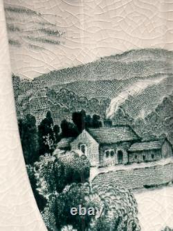 Service à café et à thé vintage Alfred Meakin Tintern en faïence transférée gravée à la main Angleterre