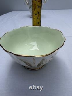Service à café et à thé vintage Paragon Windrush en porcelaine fine, 15 pièces, Angleterre