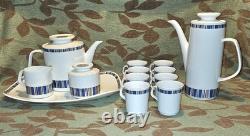 Service à café et thé vintage MCM J&G Meakin Studio