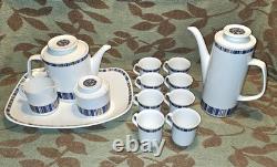 Service à café et thé vintage MCM J&G Meakin Studio