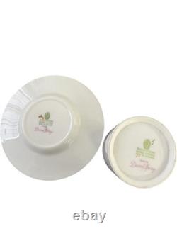 Service à café floral vintage 12 pièces en porcelaine fine Wedgwood Devon Sprays