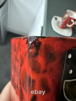 Service à café italien de style Fantoni, fabuleuse poterie vintage des années 1950/60 pour 6 personnes