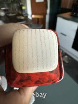 Service à café italien de style Fantoni, fabuleuse poterie vintage des années 1950/60 pour 6 personnes