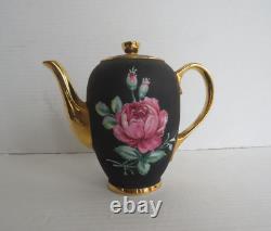 Service à café noir mat vintage Bavière Allemagne