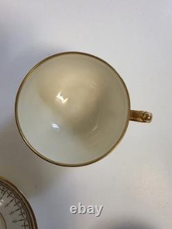 Service à café partiel vintage Jackson and Gosling Grosvenor, cafetière, tasses et soucoupes 8369