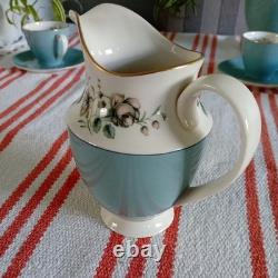 Service à café/thé Vintage Royal Doulton T. C. 1010 Rose Elegans, 6 pièces