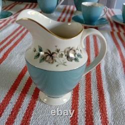 Service à café/thé Vintage Royal Doulton T. C. 1010 Rose Elegans, 6 pièces