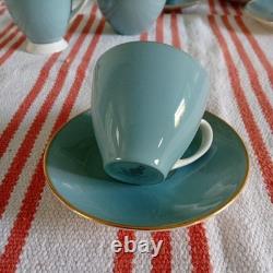 Service à café/thé Vintage Royal Doulton T. C. 1010 Rose Elegans, 6 pièces