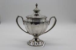 Service à café/thé en argent plaqué de style Chippendale vintage, 3 pièces, par International Silver.