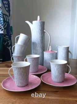Service à café/thé en porcelaine vintage polonaise Cmielów « Krokus » des années 60, Potacki, 12 pièces