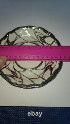 Service à café/thé vintage Hertel Jacob en argent doublé