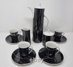 Service à café vintage Cmielow Krokus Wincenty Potacki années 1960 fabriqué en Pologne