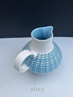 Service à café vintage Denby Burlington Blue des années 1950, conçu par A. Colledge, RARE