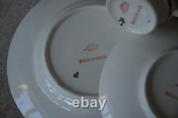 Service à café vintage Lomonosov URSS Russie rose 18 pièces tasse, soucoupe, assiette à dessert
