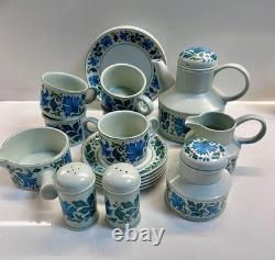 Service à café vintage Midwinter Caprice Jessie Tait Stylecraft Staffordshire années 1960