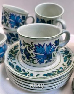 Service à café vintage Midwinter Caprice Jessie Tait Stylecraft Staffordshire années 1960