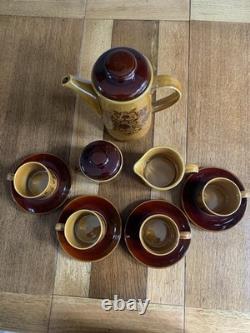 Service à café vintage Palissy Royal Worcester, rétro des années 1970