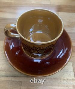 Service à café vintage Palissy Royal Worcester, rétro des années 1970