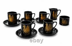 Service à café vintage Portmeirion Phoenix, John Cuffley, 14 pièces, 1983